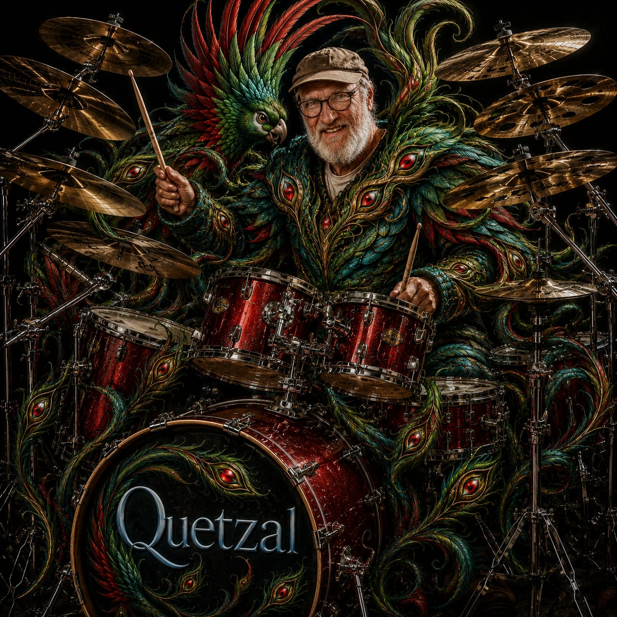 Loulou, batteur de Quetzal