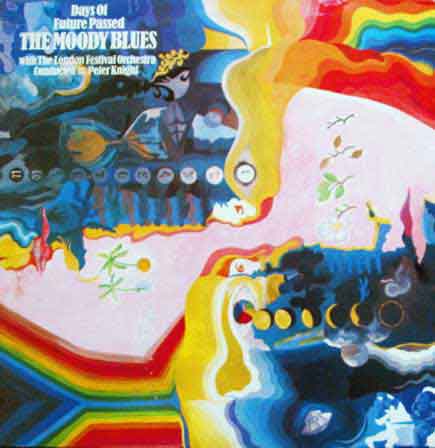 Pochette de Days of Future Passed des Moody Blues, emblématique des origines du rock progressif symphonique