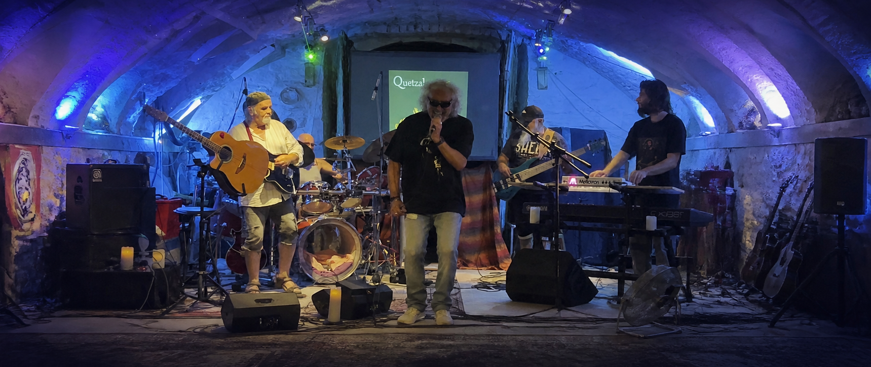 Quetzal live, French progressive rock band