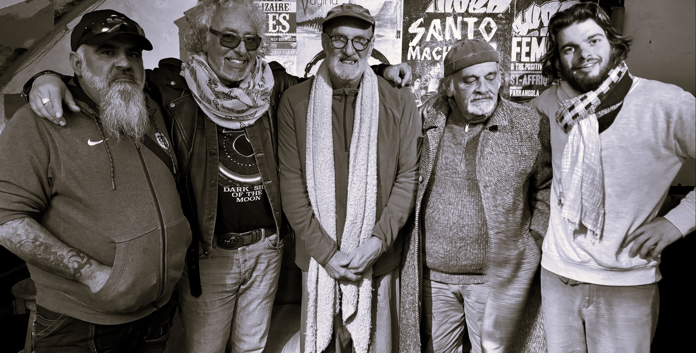 Le groupe Quetzal en répétition